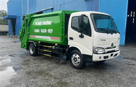 Xe cuốn ép rác 5 khối Hino - Đời 2025
